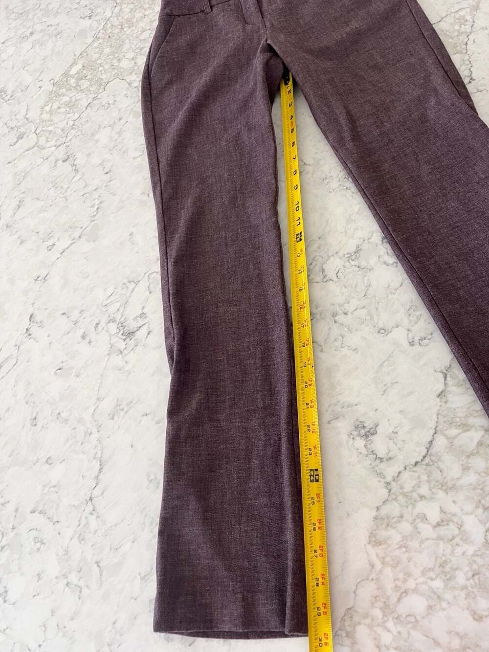 Express Editor Mid-Rise Bootcut Heathered Dress Pants Size 2R - Picture 10 of 11